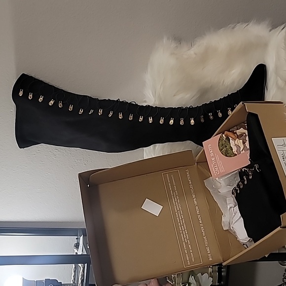 🔥🖤Journee Collection Women's Wide Calf Trill Boot Sz 10.5 🖤🔥 - Picture 4 of 6